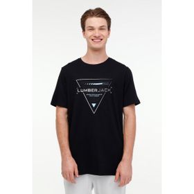 Lumberjack 11C-ELG22001 ML CRIS 4FX Siyah Kısa Kollu Erkek T-Shirt