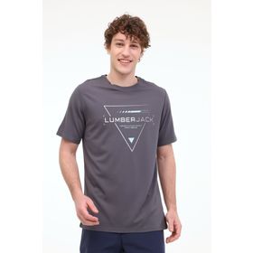 Lumberjack 11C-ELG22001 ML CRIS 5FX Gri Kısa Kollu Erkek T-Shirt