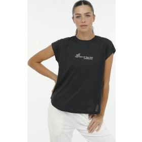 Lumberjack 11CT1092 WL BLAIR 4FX Siyah Kadın Kısa Kol T-Shirt