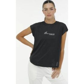 Lumberjack 11CT1092 WL BLAIR 4FX Siyah Kadın Kısa Kol T-Shirt
