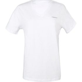 Lumberjack 11CT126 4 FX Wb V 4 M Neck Beyaz Kadın T-shirt