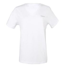 Lumberjack 11CT126 4 FX WB V Neck Beyaz Kadın T-shirt