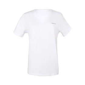 Lumberjack 11CT126 4 FX WB V Neck Beyaz Kadın T-shirt