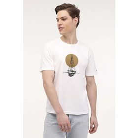 Lumberjack 11DS1004 Willy Ekru Erkek T-shirt