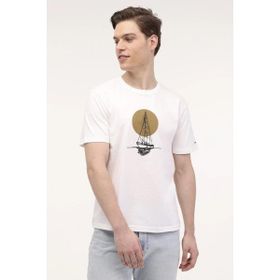 Lumberjack 11DS1004 Willy Ekru Erkek T-shirt