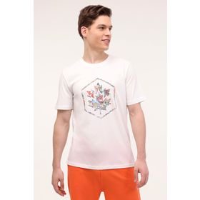 Lumberjack 11ID343 4FX ML Owen Beyaz Erkek T-shirt