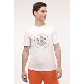 Lumberjack 11ID343 4FX ML Owen Beyaz Erkek T-shirt