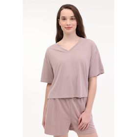 Lumberjack 11MS451 WL PAOLA 5FX Vizon Kısa Kollu Kadın T-Shirt