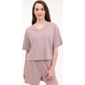 Lumberjack 11MS451 WL PAOLA 5FX Vizon Kısa Kollu Kadın T-Shirt