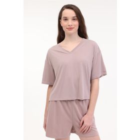 Lumberjack 11MS451 WL PAOLA 5FX Vizon Kısa Kollu Kadın T-Shirt