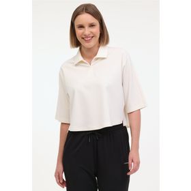Lumberjack 12BKK81 WL JUB 5FX Beyaz Kısa Kollu Kadın T-Shirt