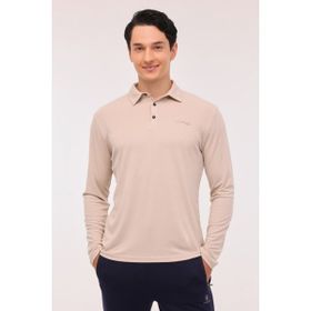 Lumberjack 15ITL510 ML ZEYN 4PR Bej Uzun Kollu Erkek T-Shirt