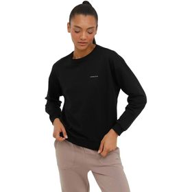 Lumberjack 16SN79 3PR 3W WB C Neck Sweat Siyah Kadın Sweatshirt