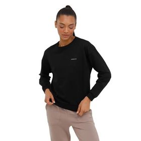 Lumberjack 16SN79 3PR 3W WB C Neck Sweat Siyah Kadın Sweatshirt