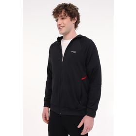 Lumberjack 18ITL406 ML FEDER 5FX Siyah Erkek Eşofman Üstü