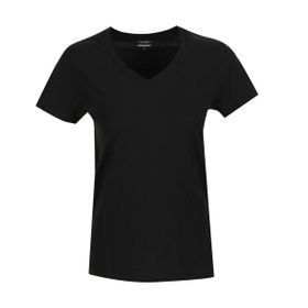 Lumberjack 1M Ct132 Siyah Basic V Yaka Kadın T-Shirt