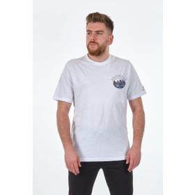 Lumberjack 2S11OTBL3FX Bisiklet Yaka Baskılı Beyaz Erkek Pamuk T-Shirt