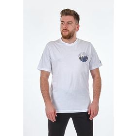 Lumberjack 2S11OTBL3FX Bisiklet Yaka Baskılı Beyaz Erkek Pamuk T-Shirt
