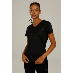 Lumberjack 2SCT127 V Yaka Siyah Kadın T-Shirt