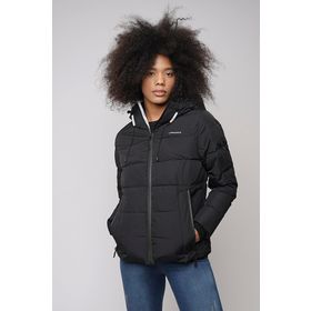 Lumberjack 2W W-SN31 Apreski Coat 2PR Siyah Kadın Mont