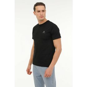Lumberjack 3M M-CT102 BSC C NK T-SH 3FX Siyah Erkek T-Shirt