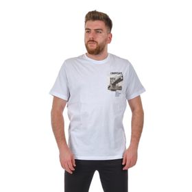 Lumberjack 3M ML NEW YORK 11OTBL01 3FX Beyaz Erkek T-shirt