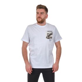 Lumberjack 3M ML NEW YORK 11OTBL01 3FX Beyaz Erkek T-shirt
