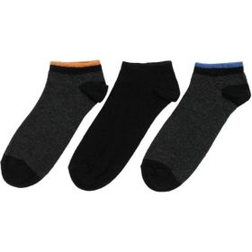 Lumberjack 3M ML Rest 3'lü 32 3FX Siyah Unisex Çorap