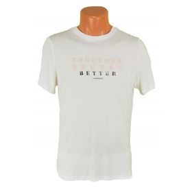 Lumberjack 3M WL Laya 11SL10 3FX Krem Kadın T-shirt