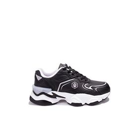 Lumberjack 4W MADAX WMN PU 4PR Siyah Kadın Sneaker Ayakkabı