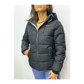 Lumberjack Apreski Coat Kapşonlu Sn31 Şişme Siyah Kadın Mont