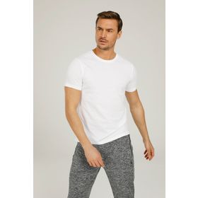 Lumberjack Ct102 Düz Siyah Bisiklet Yaka Erkek T-Shirt