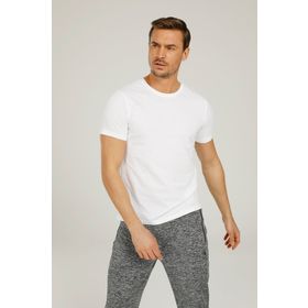 Lumberjack Ct102 Düz Siyah Bisiklet Yaka Erkek T-Shirt