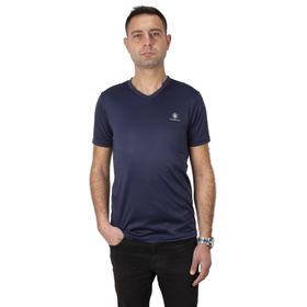 Lumberjack CT104 Basic Pes V Neck Lacivert Erkek Kısa Kollu T-Shirt