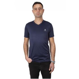 Lumberjack CT104 Basic Pes V Neck Lacivert Erkek Kısa Kollu T-Shirt