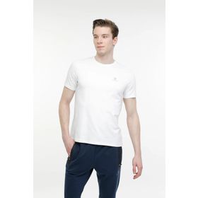 Lumberjack Ct110 Beyaz Basic Modal C Neck Kısa Kol Erkek T-shirt