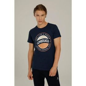 Lumberjack CT1139 Lacivert Erkek T-shirt