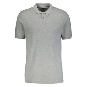 Lumberjack CT953 Gri Melanj Basic Polo Yaka Erkek T-Shirt