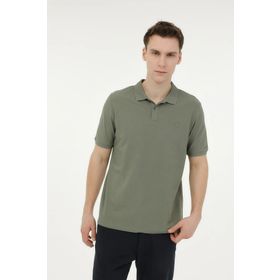 Lumberjack CT953 Haki Basic Polo Yaka Erkek T-Shirt