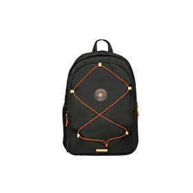 Lumberjack Dylan Siyah Turuncu Unisex Sırt Çantası