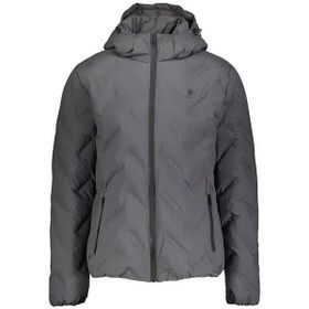Lumberjack Henry Coat Koyu Gri Siyah Kapüşonlu Su Geçirmez Erkek Mont