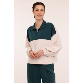 Lumberjack L101894097 16KT02 WL CADYNA 4PR Yeşil Kadın Sweatshirt