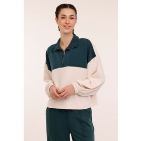 Lumberjack L101894097 16KT02 WL CADYNA 4PR Yeşil Kadın Sweatshirt