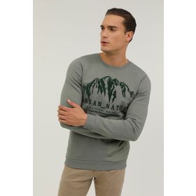 Lumberjack M-CG556 Haki Erkek Sweatshirt
