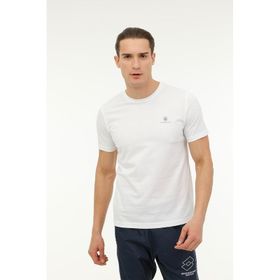 Lumberjack M-CT102 BSC C NK T-SH 4FX Beyaz Erkek T-shirt