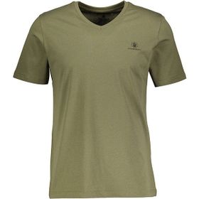 Lumberjack M-CT106 BSC V NK T-SH 4FX Haki Erkek T-shirt