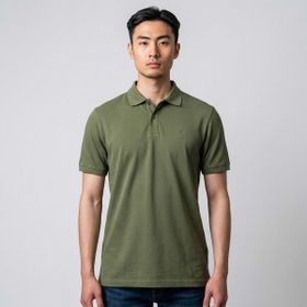 Lumberjack MB CT953 Erkek Haki Polo Yaka Tişört