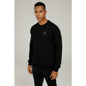 Lumberjack MB SN75 C NECK SW 6FX Siyah Erkek Sweatshirt