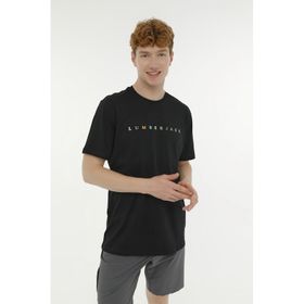 Lumberjack ML Mesus 11URBNG2022 4FX Siyah Erkek T-shirt