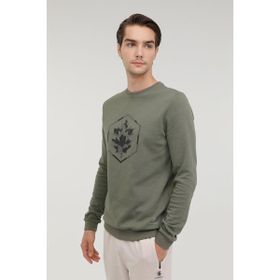 Lumberjack Ml Nedcamo-B 16KHK08 3PR Haki Erkek Sweatshirt